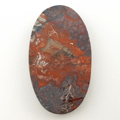 Crazy lace agate cabochon 44x25 mm no. 166 Crazy lace agate cabochon 44x25 mm no. 166