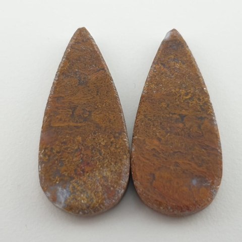 Agate Seam pair of cabochons 2.8x1.3 cm no 1 Agate Seam pair of cabochons 2.8x1.3 cm no 1