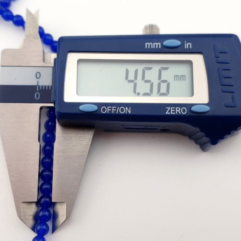 Jadeit royal blue kula 4 mm 30 szt Jadeit royal blue kula 4 mm 30 szt