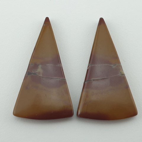 Cherry Creek jasper pair of cabochons 3.4x1.9 cm no. 1 Cherry Creek jasper pair of cabochons 3.4x1.9 cm no. 1