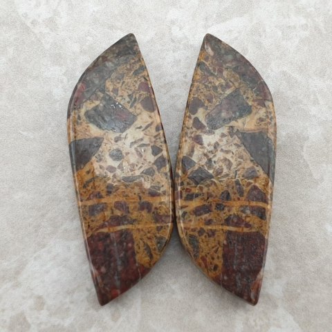 Jaspis German Mariam para kaboszonów 3,5x1,3 cm nr 3 Jaspis German Mariam para kaboszonów 3,5x1,3 cm nr 3