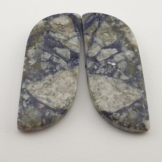 Jaspis Tiffany para kaboszonów 3,5x1,4 cm nr 1