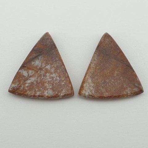 Jasper coconut pair of cabochons 2.6x2.4 cm no 10 Jasper coconut pair of cabochons 2.6x2.4 cm no 10