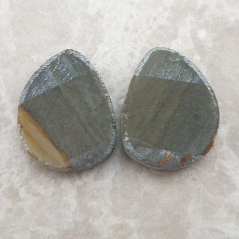 Jasper pair of cabochons 2.1x1.6 cm No. 5 Jasper pair of cabochons 2.1x1.6 cm No. 5