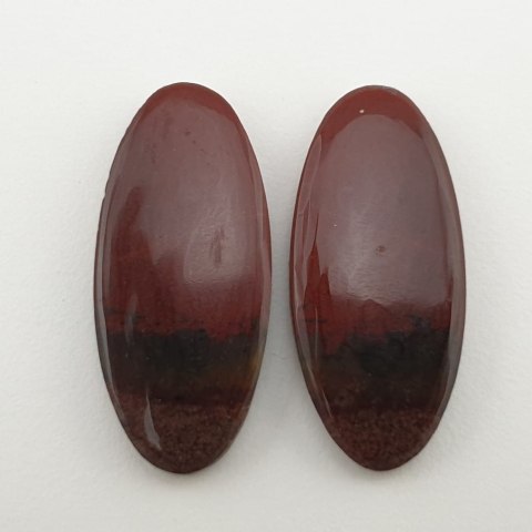 New Ryolit pair of cabochons 3.3x1.5 cm no 5 New Ryolit pair of cabochons 3.3x1.5 cm no 5