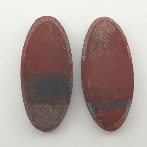 New Ryolit pair of cabochons 3.3x1.5 cm no 5 New Ryolit pair of cabochons 3.3x1.5 cm no 5