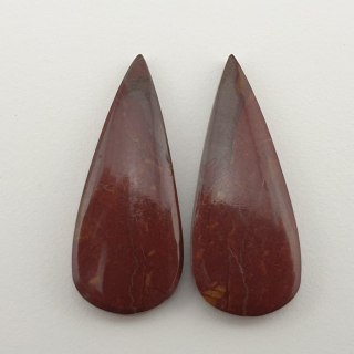 New Ryolit pair of cabochons 3.4x1.4 cm no 4