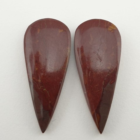 New Ryolit pair of cabochons 3.4x1.4 cm no 4 New Ryolit pair of cabochons 3.4x1.4 cm no 4