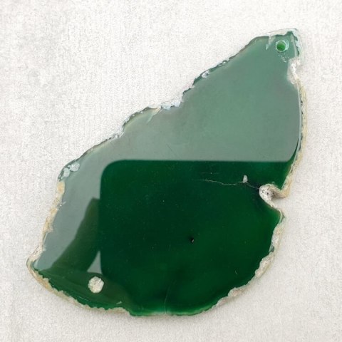 Agate slice with hole 87x49 mm no. 227 Agate slice with hole 87x49 mm no. 227