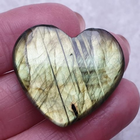 Labradorite cabochon heart 30x27 mm no 112 Labradorite cabochon heart 30x27 mm no 112