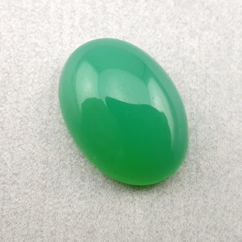 Chalcedony chryso cabochon 17x12 mm no. 15 Chalcedony chryso cabochon 17x12 mm no. 15