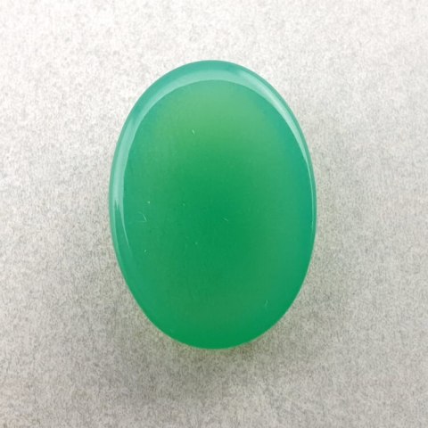 Chalcedony chryso cabochon 17x12 mm no. 15 Chalcedony chryso cabochon 17x12 mm no. 15