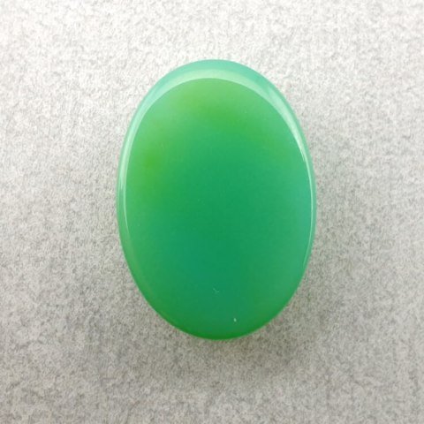Chalcedony chryso cabochon 17x12 mm no. 26 Chalcedony chryso cabochon 17x12 mm no. 26