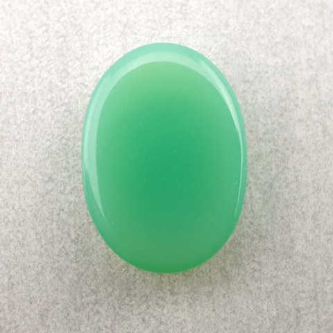 Chalcedony chryso cabochon 18x13 mm no 71 Chalcedony chryso cabochon 18x13 mm no 71