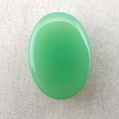 Chalcedony chryso cabochon 21x15 mm no 6 Chalcedony chryso cabochon 21x15 mm no 6