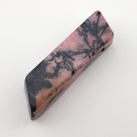 Black rhodonite icicle 39x11 mm no 59 Black rhodonite icicle 39x11 mm no 59