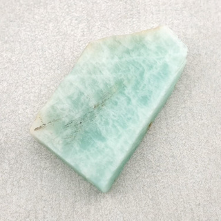 Amazonite cut raw 32x18 mm no. 52