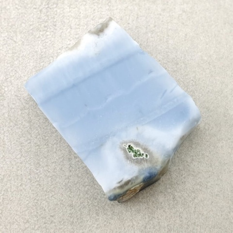 Opal niebieski cięty surowy 25x19 mm nr 67 Opal niebieski cięty surowy 25x19 mm nr 67