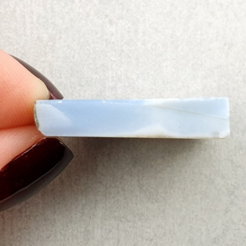 Opal blue cut raw 26x23 mm No 66 Opal blue cut raw 26x23 mm No 66