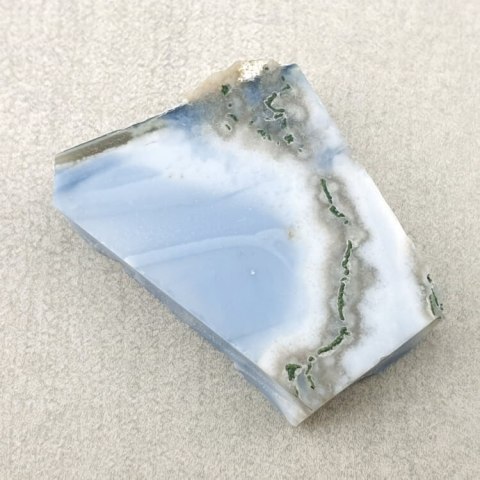 Opal blue cut raw 28x22 mm no. 69 Opal blue cut raw 28x22 mm no. 69