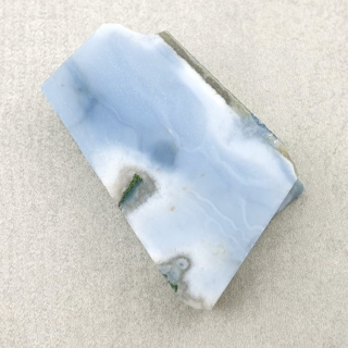 Blue opal cut raw 32x20 mm no 76