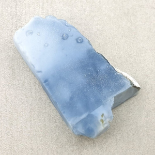 Blue opal cut raw 35x22 mm No 79