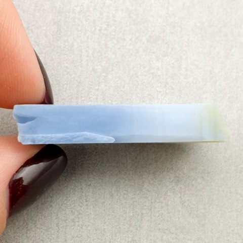 Opal niebieski cięty surowy 36x17 mm nr 50 Opal niebieski cięty surowy 36x17 mm nr 50