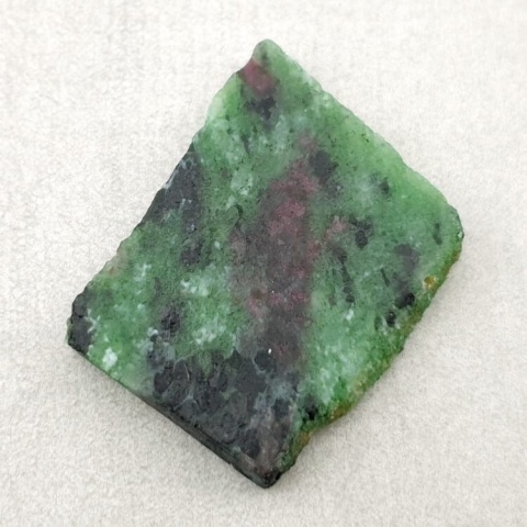Zoisite with ruby cut raw 29x23 mm no 11 Zoisite with ruby cut raw 29x23 mm no 11