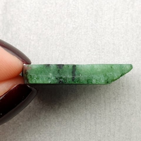 Zoisite with ruby cut raw 29x26 mm no 27 Zoisite with ruby cut raw 29x26 mm no 27