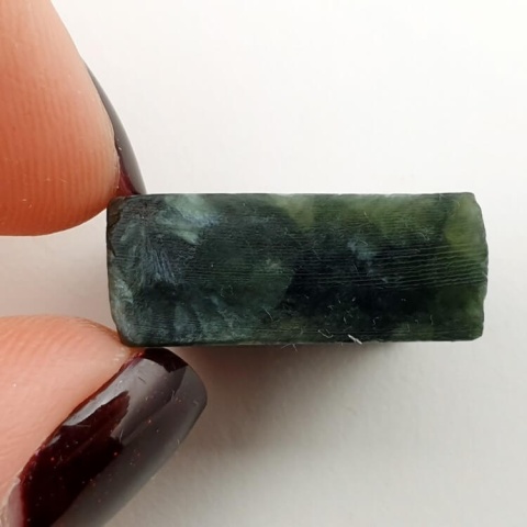 Seraphinite cut raw 20x15 mm No 103 Seraphinite cut raw 20x15 mm No 103
