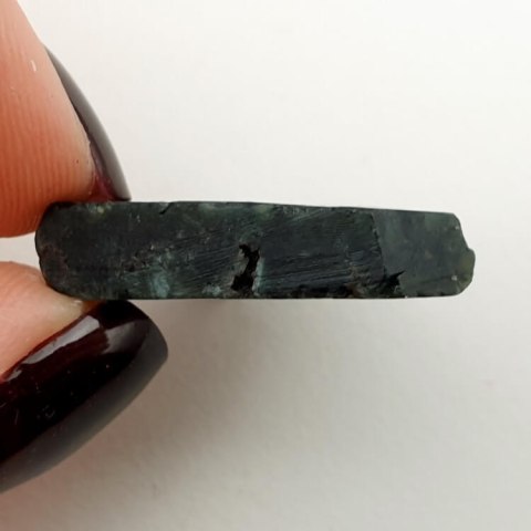 Seraphinite cut raw 22x20 mm No 63 Seraphinite cut raw 22x20 mm No 63