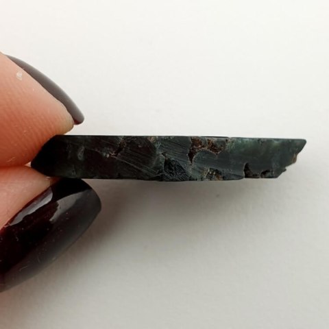 Seraphinite cut raw 22x20 mm No 78 Seraphinite cut raw 22x20 mm No 78