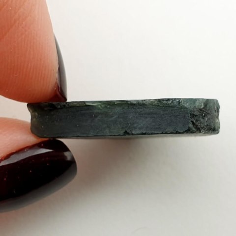 Seraphinite cut raw 22x22 mm No 59 Seraphinite cut raw 22x22 mm No 59