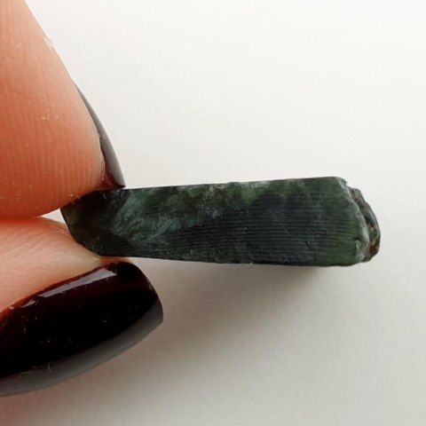 Seraphinite cut raw 22x23 mm No 80 Seraphinite cut raw 22x23 mm No 80