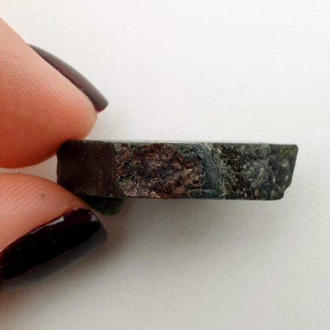Seraphinite cut raw 23x20 mm No 19 Seraphinite cut raw 23x20 mm No 19