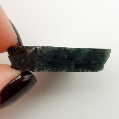 Seraphinite cut raw 23x24 mm No 84 Seraphinite cut raw 23x24 mm No 84