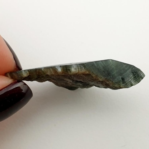 Seraphinite cut raw 27x25 mm No 86 Seraphinite cut raw 27x25 mm No 86