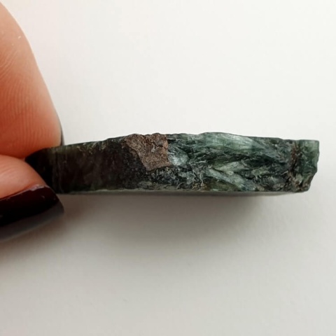 Seraphinite cut raw 28x22 mm No 70 Seraphinite cut raw 28x22 mm No 70