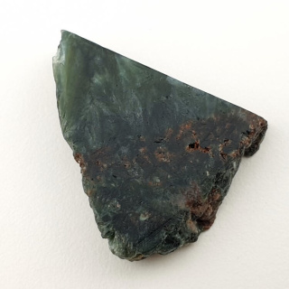 Seraphinite cut raw 29x24 mm No 77