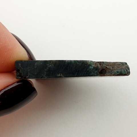Seraphinite cut raw 32x32 mm No. 1 Seraphinite cut raw 32x32 mm No. 1