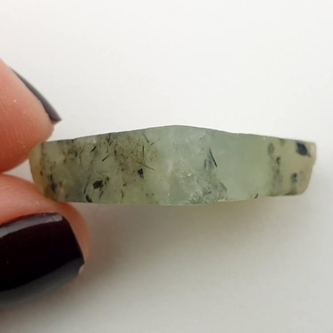 Prehnite cut raw 24x23 mm No 34 Prehnite cut raw 24x23 mm No 34
