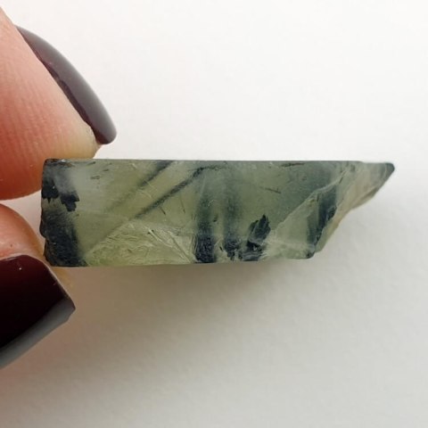 Prehnite cut raw 26x20 mm No 16 Prehnite cut raw 26x20 mm No 16