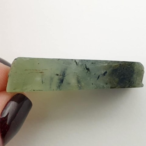 Prehnite cut raw 31x20 mm No 22 Prehnite cut raw 31x20 mm No 22