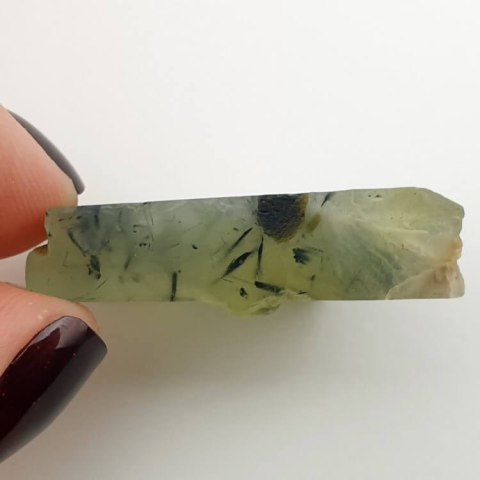 Prehnite cut raw 32x22 mm No 58 Prehnite cut raw 32x22 mm No 58