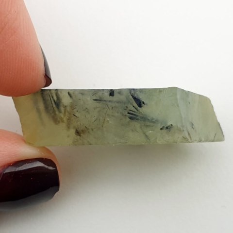 Prehnite cut raw 33x24 mm No 73 Prehnite cut raw 33x24 mm No 73