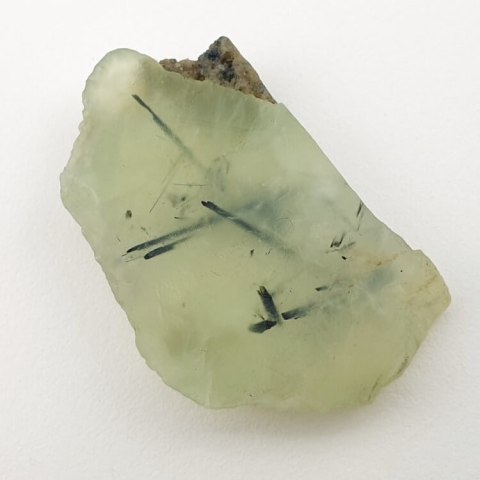 Prehnit cięty surowy 36x23 mm nr 27 Prehnit cięty surowy 36x23 mm nr 27