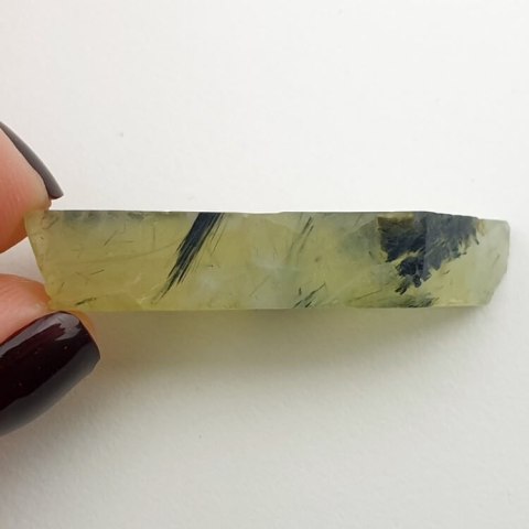 Prehnite cut raw 38x15 mm No 68 Prehnite cut raw 38x15 mm No 68