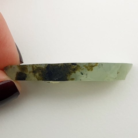 Prehnite cut raw 38x25 mm No 5 Prehnite cut raw 38x25 mm No 5
