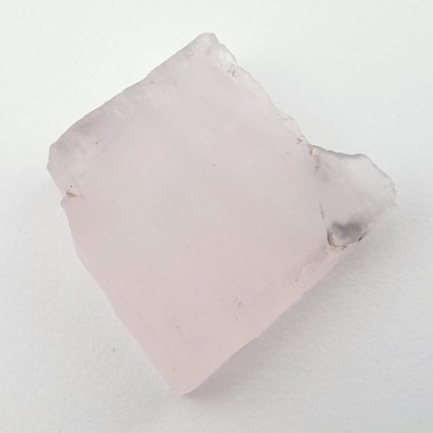 Kwarc różowy cięty surowy 21x22 mm nr 76 Kwarc różowy cięty surowy 21x22 mm nr 76