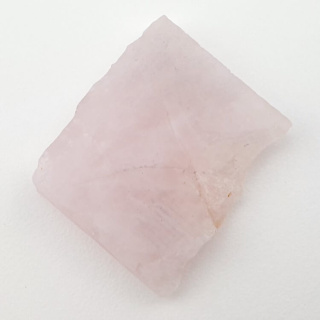 Pink quartz cut raw 28x24 mm No 4